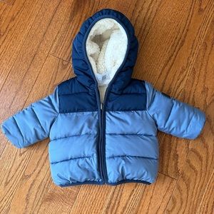 GAP Reversible Winter Coat - 0-6 months